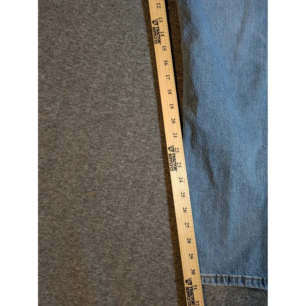 VTG Levis 505 Jeans Mens 36x32 Straight‎ Regular Light Wash Red Tag 90s